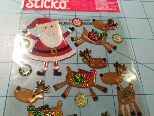 Juego de 5 artículos temáticos de Navidad: pegatinas, fronteras, acentos - NUEVO - Imagen 3 de 12
