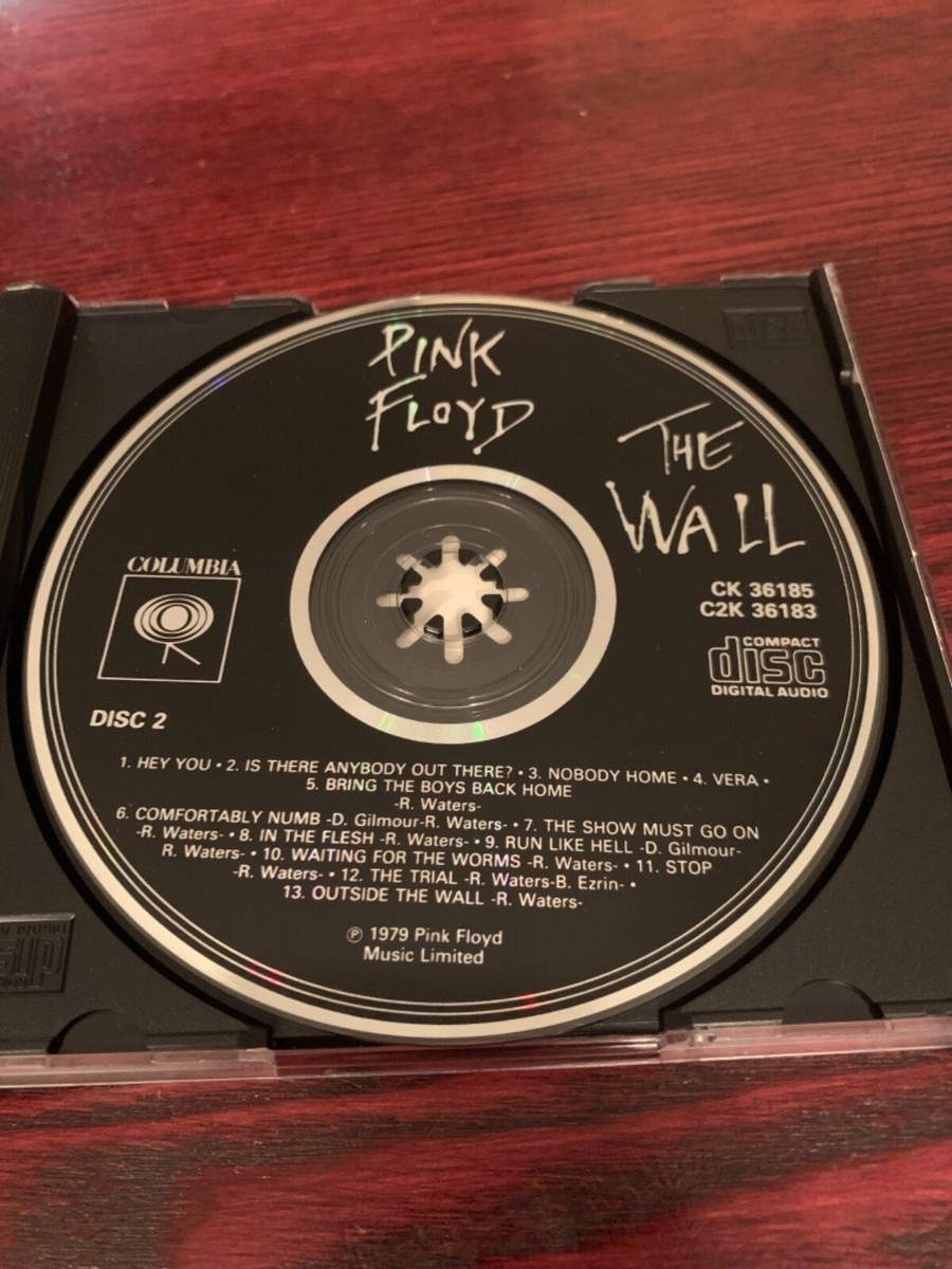 Pink Floyd - The Wall - 2 CD - C2K-36183 - Black Disc - Brick