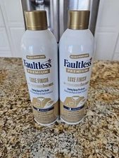 2 Faultless Premium Starch Luxe Finish Ironing Spray Pro Grade All Colors 20oz