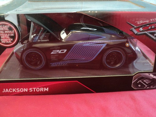 Jada Jackson Storm from Disneys "CARS" 1/24 scale 2017 release NIB black