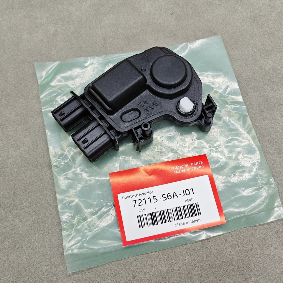 New 72115-S6A-J01 Front Right Passenger Side Power Door Lock Actuator For Honda Foto 2 de 4