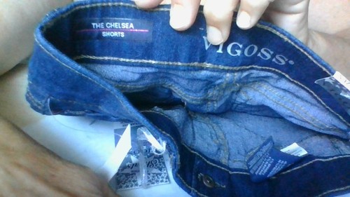 Vigoss NWT Shorts Super Soft & Stretchy Size 5 The Chelsea Cuff Leg PullOn Denim - Picture 5 of 14