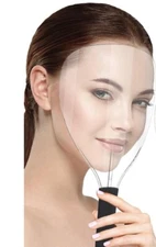 Clear Reusable Hairspray Mask Shield Cover Protect Your Eyes And Face Girl Gift