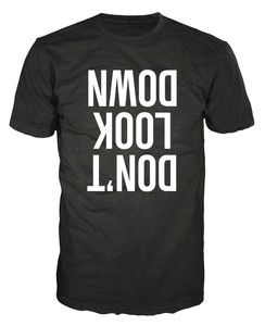 Don T Look Down Funny Skydiving Joke Upside Prank Hipster Geek Unisex T Shirt Ebay