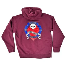 Rip City Skates Zip Up Hoodie Size M Dogtown Skateboard 