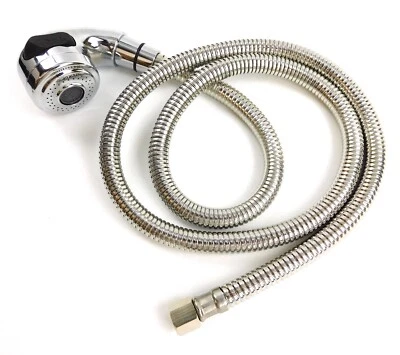 HQBS Salon Shampoo Bowl Unit Sink Replacement Part Chrome Sprayer Hose SA-17A