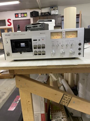 Teac A-480 Stereo Kassettendeck Vintage schwarz - Bild 1 von 16