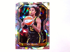 2021 Panini Prizm Basketball WNBA Nia Coffey Cracked Ice Prizm Card #59 Sparks