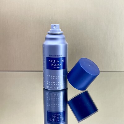 AQUA DI ROMA UOMO by LAURA BIAGIOTTI MEN Deodorant Spr 3.5oz DISCONTINUED (BC08
