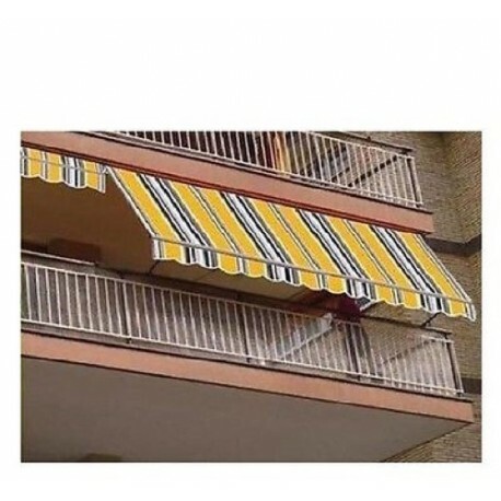 TENDA TENDE CADUTA A BRACCI 300X250CM COLORE P4032 IN ALLUMINIO BALCONE TERRAZZE - Foto 1 di 1