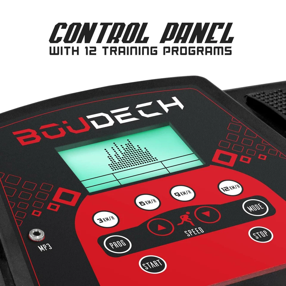 TAPIS ROULANT ELETTRICO 1100W 1,5HP FITNESS RICHIUDIBILE CON SPEAKERS E MP3 - Immagine 4 di 4