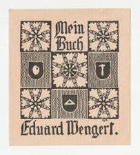 EDUARD WENGERT: Eigen-Exlibris