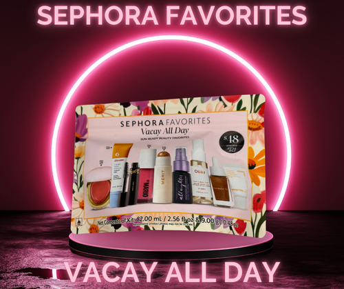 New SEPHORA Favorites Vacay All Day Beauty Value Set 9PC/Sealed/Authentic