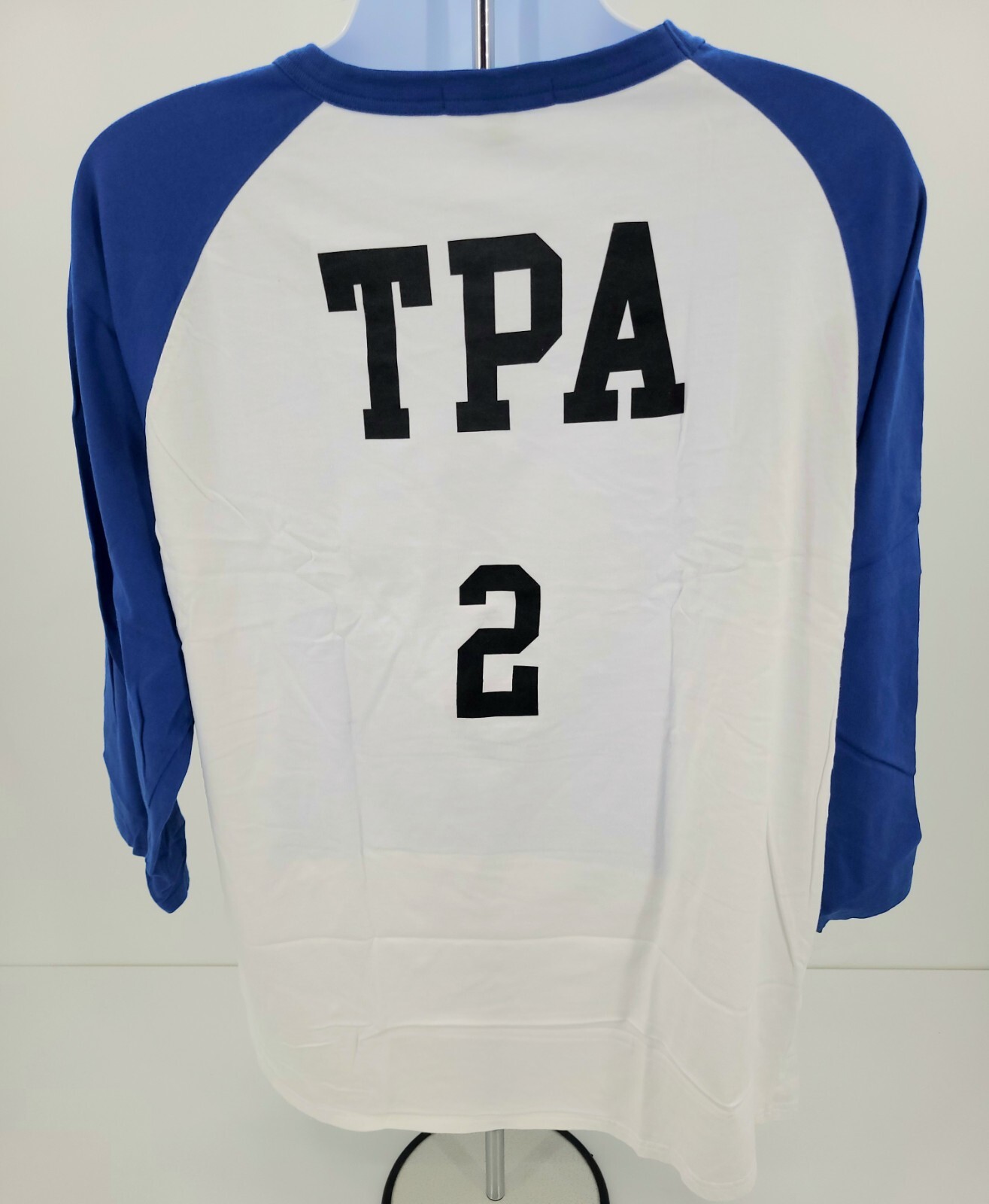 Amazon Fulfillment TPA2 3/4 Sleeve White/Blue TShirt… Gem