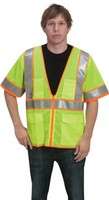Liberty Hivizgard Polyester All Mesh Fabric Class 3 Vest With Sleeves 3x-larg... on sale Liberty Hivizgard Polyester All Mesh Fabric Class 3 Vest With Sleeves 3x-larg... on sale