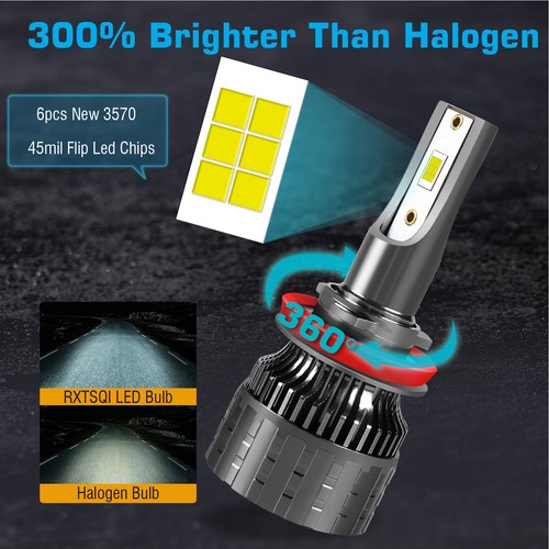 Kit de bombillas LED combinadas de faros altos bajos L1QC para Nissan Altima 2007-2018 4X - Imagen 3 de 8