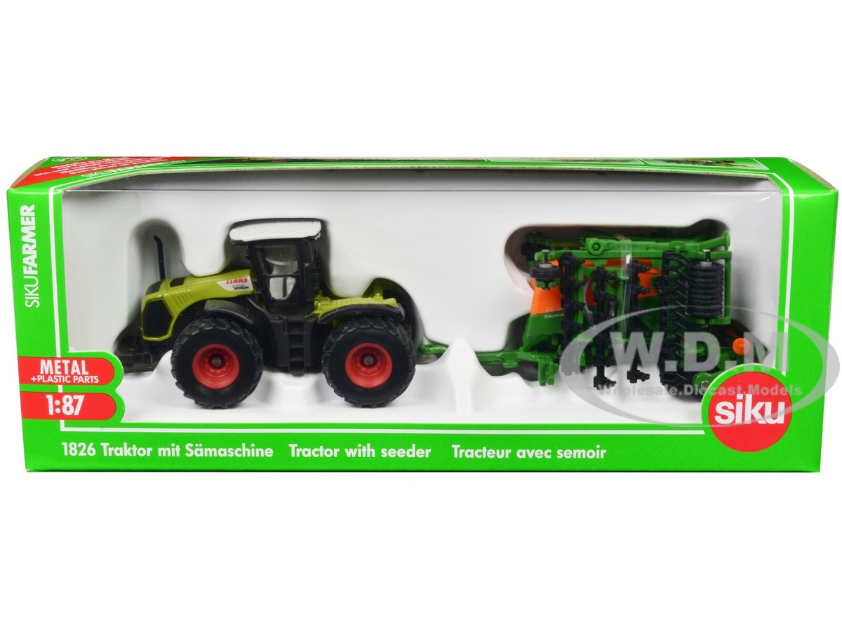 CLAAS XERION 5000 TRACTOR & AMAZONE CAYENA 6001 SEEDER 1/87