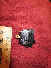 1 Carling Rocker Switch SPST 10A, 250VAC, 15A, 125VAC, 3/4 HP Basic ON OFF