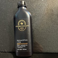 NEW Eucalyptus Eucalyptus Tea Body  Massage Oil 4 oz Bath  Body Works