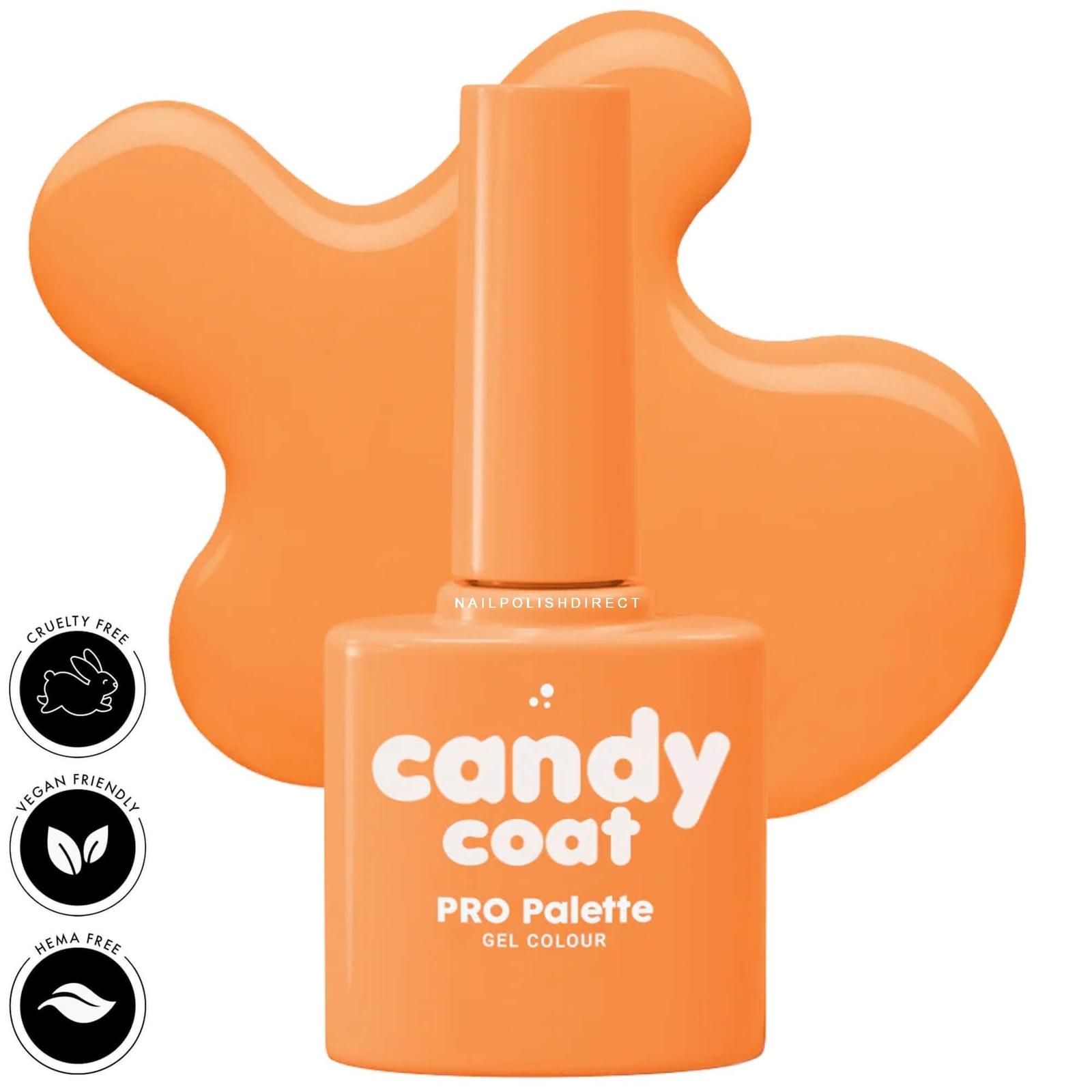 Candy Coat Pro Palette - Hema Free Gel Polish - Frankie 10ml
