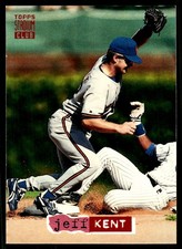 Jeff Kent 1994 Stadium Club #362 Mets MLB READ FREE SHIPPING AutographDen