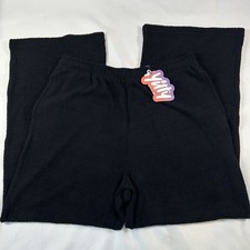 NWT Yitty Black Pet Me Wide Leg Lounge/Pajama Pants Women's Size XL
