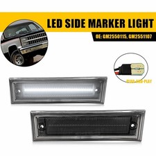 2pcs Led Front Side Marker Light For Chevrolet C10 C20 C30 K10 K20 K30 1981-1986 2pcs Led Front Side Marker Light For Chevrolet C10 C20 C30 K10 K20 K30 1981-1986