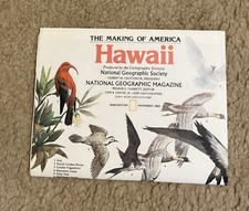 1983 National Geographic Map - The Making Of America - Hawaii