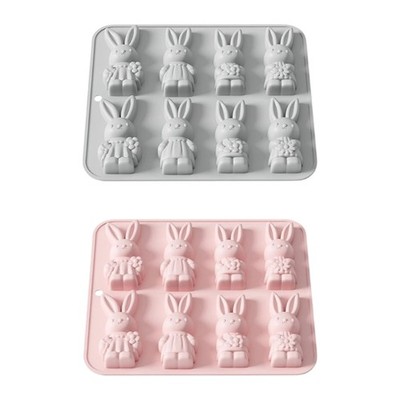 Easy to Use Silicone Cake Mold Easter Rabbit Designs Mould for Holiday Baking