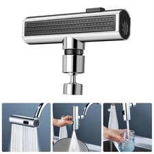 Kitchen Faucet Waterfall Outlet Splash Proof Universal Rotating Bubbler Multifun