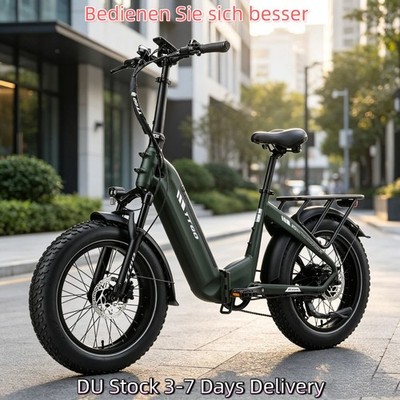 HOT 250W Elektrofahrrad 20'' 18AH E-Bike 140KM Pedelec  Shimano 7 Gänge TTGO F6