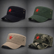 New Hats Communist Cap Red Star Army Che Guevara Cuba Stars Military Cool Hat