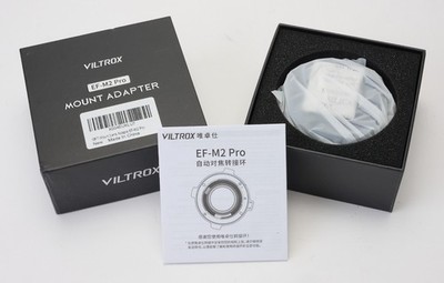 Viltrox EF-M2 Pro adapter to mount Canon EF lenses to M4/3 Panasonic & Olympus