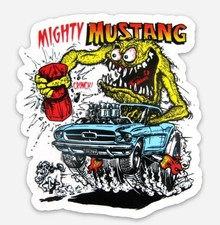 Rat Fink Mighty Mustang Classic Custom MAGNET Muscle Car Vintage Hot Rod V8