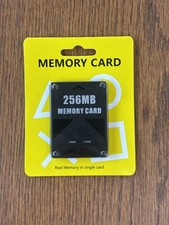 256MB Memory Card for Sony PlayStation 2 PS2 Third Party New - Sealed in Package