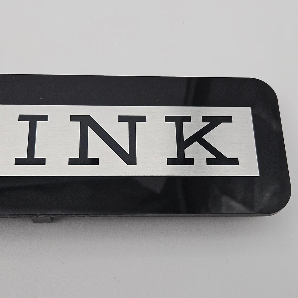 IBM THINK SIGN PLAQUE Rare Authentic Computer Desk Accessory Executive Gift - Image 3 of 4
