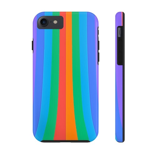 Hippie Rainbow Style Lines Tough Phone Case | Aesthetic - 第 92/108 張圖片