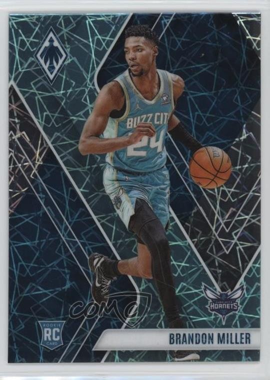 2023-24 Panini Phoenix Rookies Teal Lazer Phoenix Brandon Miller #273 1qo5