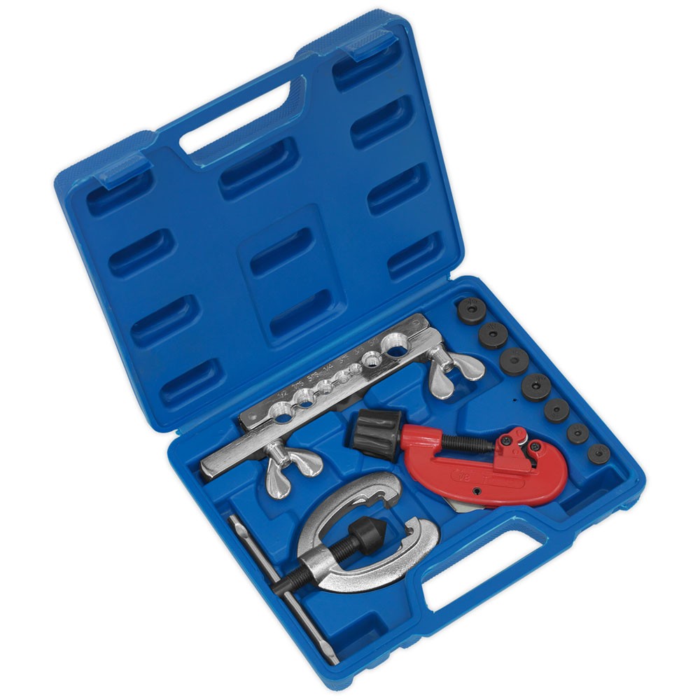 Sealey Pipe Flaring and Cutting Kit 10pc