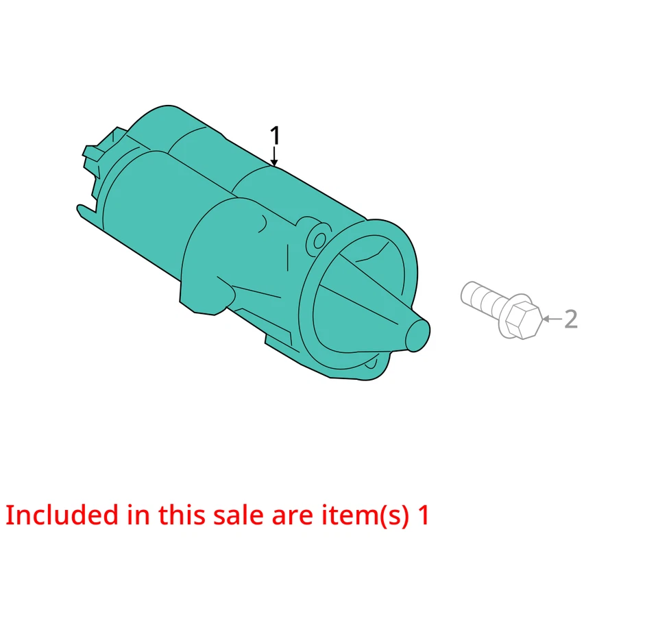 2018 Kia Rio Starter Motor OEM 71K Miles - LKQ343047369 - Image 4 of 4