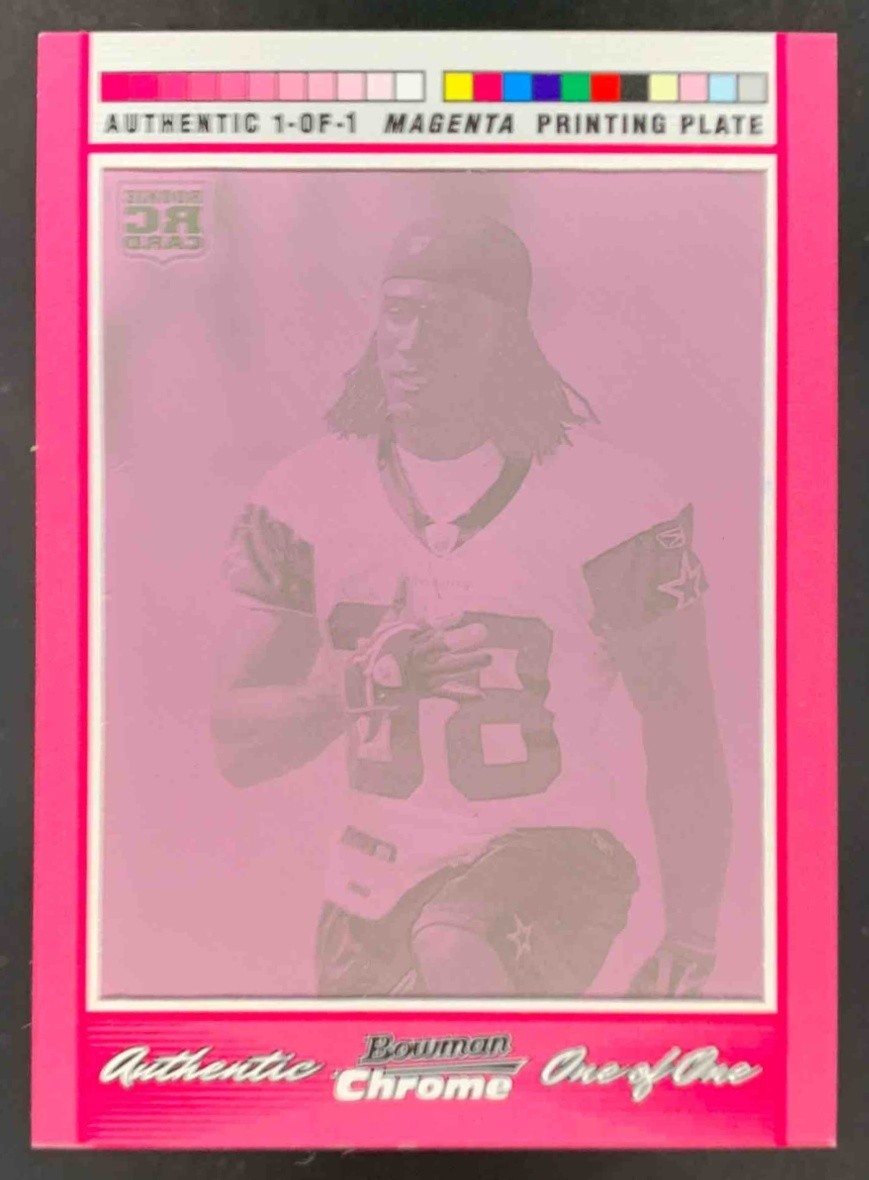 Isaiah Stanback Bowman Chrome #BC95 Magenta Printing Plate 1/1