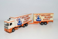 TEKNO DAF 95 TRUCK WITH TRAILER HOLLAND BLUMEN MARKET NEAR MINT RARE SELTEN