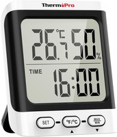 Thermopro TP49 2 StüCk Hygrometer Thermometer Innen Raumklimaanzeige Weiß
