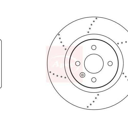 For LOTUS EUROPA S 2006 on BRAKE DISC (REAR) (SINGLE) DSK2778