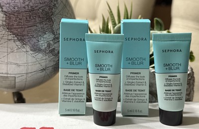 LOTS OF 2 SEPHORA SMOOTH + BLUR FACE PRIMER 5ml *2 As Shown Y1