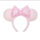 NEW 2026 Disney Parks Pink Minnie Mouse Icon Bow Fashion Ears Headband