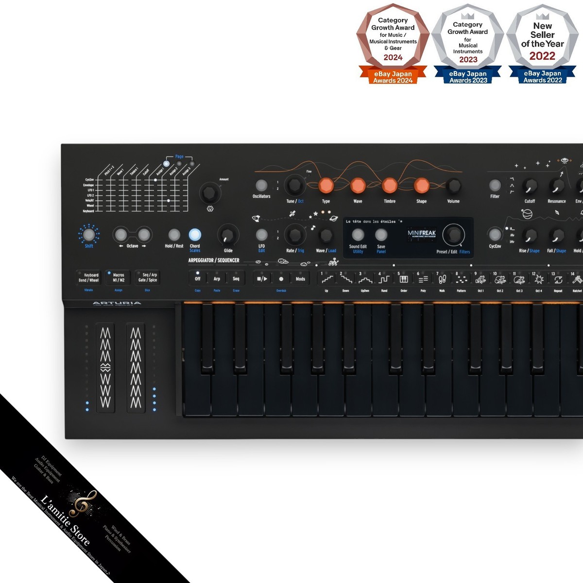 完売品 Arturia MicroFreak Stellar ブラック korg Arturia MicroFreak Stellar Synthesizer