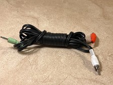 5mm stereo male to dual RCA male audio cable, 10ft