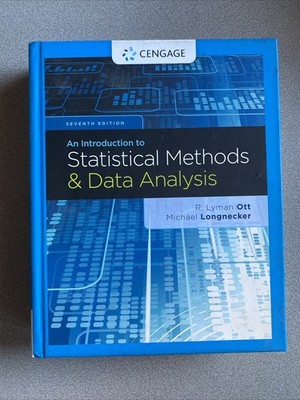 AN INTRODUCTION TO STATISTICAL METHODS AND DATA ANALYSIS By R. Lyman Ott VG