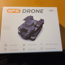 GPS Quadcopter Drone w/ Camera, Obstacle Avoidance, One Key Return, Black